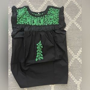 Mexican Embroidered Blouse Tunic